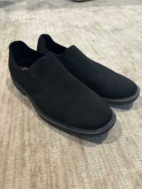 Mark Nason Men's Slip-On Knit Comfort Shoes - Black